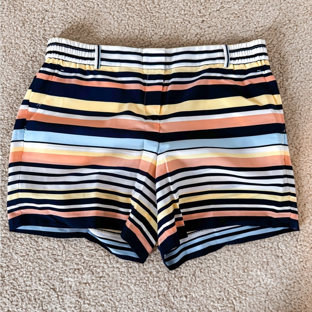 The Limited Striped Women's Shorts - Navy, Yellow, Orange